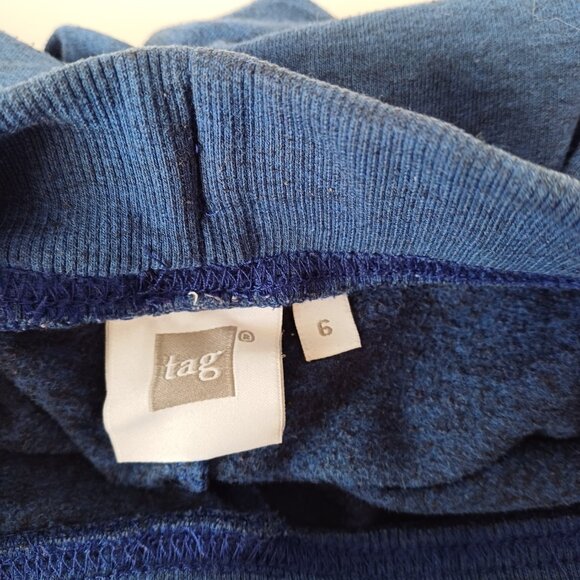 Kids Girls Navy Blue Stretch Cotton Pants by Tag Kids Size 6 - Picture 5 of 7